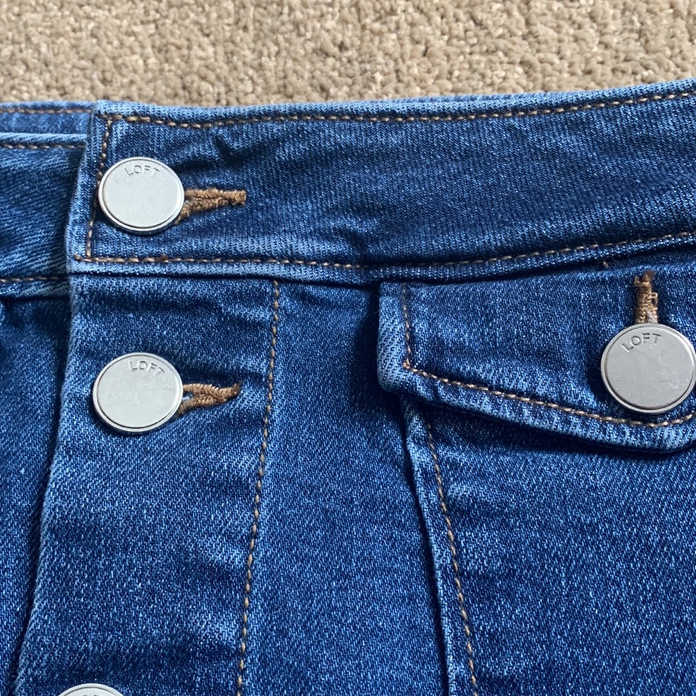 Loft Denim Skirt - Picture 4 of 10